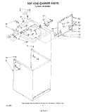 TOP AND CABINET, LITERATURE AND OPTIONAL Diagram and Parts List for LA6150XSW0  Whirlpool Washer