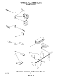 WIRING HARNESS Diagram and Parts List for DU7800XS6  Whirlpool Dishwasher