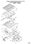 COMPARTMENT SEPARATOR Diagram and Parts List for KTRC22KBAL00  KitchenAid Refrigerator
