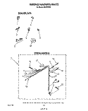WIRING HARNESS Diagram and Parts List for AL5143VG0  Whirlpool Washer