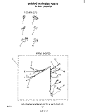 WIRING HARNESS Diagram and Parts List for LA6000XPW1  Whirlpool Washer