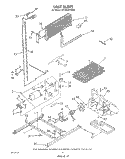UNIT Diagram and Parts List for ET18DKXTF03  Whirlpool Refrigerator
