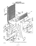 UNIT Diagram and Parts List for ET18JKXRWR2  Whirlpool Refrigerator
