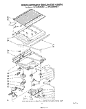 COMPARTMENT SEPARATOR Diagram and Parts List for ET16JM1MWR3  Whirlpool Refrigerator