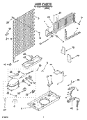 UNIT PARTS Diagram and Parts List for IT8WSKXRW00  Whirlpool Refrigerator