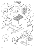 UNIT Diagram and Parts List for 3XARG478F01  Whirlpool Refrigerator