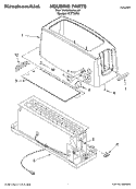 HOUSING PARTS Diagram and Parts List for KTT570  KitchenAid Toaster