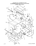OVEN BODY Diagram and Parts List for 1395W3A  Roper Range