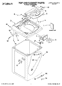 Part Location Diagram of 326033918 Whirlpool HOUSING