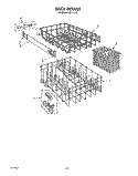 RACK Diagram and Parts List for 8517L10  Roper Dishwasher