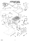 UPPER UNIT PARTS Diagram and Parts List for KSSC48FKS02  KitchenAid Refrigerator