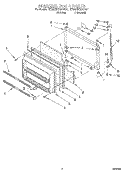 FREEZER DOOR Diagram and Parts List for ET20ZKXAW01  Whirlpool Refrigerator