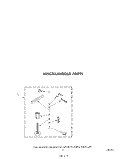 MISCELLANEOUS Diagram and Parts List for CA2751XSW0  Whirlpool Washer