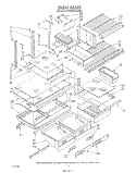 SHELF, LIT/OPTIONAL Diagram and Parts List for ET20DKXVW00  Whirlpool Refrigerator
