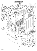 Part Location Diagram of W10131287 Whirlpool PANEL