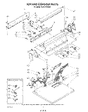 TOP CONSOLE , LITERATURE AND OPTIONAL Diagram and Parts List for KGYE750VHT0  KitchenAid Dryer