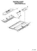 CONTROL PARTS Diagram and Parts List for KSCS25MSMS01  KitchenAid Refrigerator