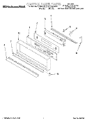 CONTROL PANEL Diagram and Parts List for KEBI241BBL3  KitchenAid Wall Oven