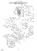 UNIT Diagram and Parts List for KSBS20QEBL0  KitchenAid Refrigerator