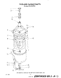 TUB AND BASKET Diagram and Parts List for KGLC500TAL1  KitchenAid Washer Dryer Combo