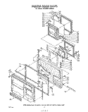 FREEZER DOOR Diagram and Parts List for ET22MT1LWR0  Whirlpool Refrigerator