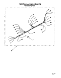 WIRING HARNESS Diagram and Parts List for RB120PXYB0  Whirlpool Wall Oven