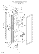 Part Location Diagram of 2194929 Whirlpool PANEL-DECO
