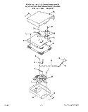 TOP BURNER Diagram and Parts List for 1395W1A  Roper Range