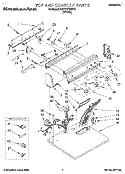 TOP AND CONSOLE, LIT/OPTIONAL Diagram and Parts List for KGYE777BWH0  KitchenAid Dryer