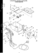CONTROL MODULE Diagram and Parts List for 3QACM12XD3  Whirlpool Air Conditioner