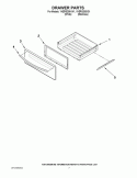 DRAWER PARTS Diagram and Parts List for YKERS206XS1  KitchenAid Range