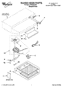 RANGE HOOD PARTS Diagram and Parts List for RH2636XJQ2  Whirlpool Range Hood