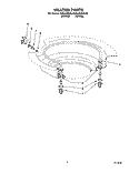 HEATER Diagram and Parts List for KUDA23SB0  KitchenAid Dishwasher