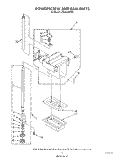 POWER SCREW AND RAM Diagram and Parts List for JJTU4100XTP1  Whirlpool Trash Compactor