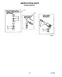 WATER SYSTEM Diagram and Parts List for LA9480XWF1  Whirlpool Washer