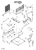 UNIT PARTS Diagram and Parts List for 8ET8FTKXKT06  Whirlpool Refrigerator