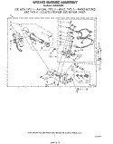 695502 BURNER Diagram and Parts List for LG4931XSW0  Whirlpool Dryer