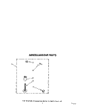 MISCELLANEOUS Diagram and Parts List for 6LA6300XTW2  Whirlpool Washer