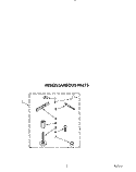 MISCELLANEOUS Diagram and Parts List for AL4132VL1  Whirlpool Washer
