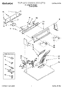 SECTION Diagram and Parts List for TEDL640DQ1  Whirlpool Dryer