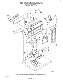 SECTION Diagram and Parts List for LE5530XPW0  Whirlpool Dryer