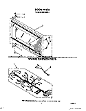 DOOR, WIRING HARNESS, LIT/OPTIONAL Diagram and Parts List for MH6700XW1  Whirlpool Microwave