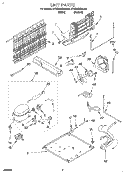 UNIT Diagram and Parts List for KTRC20KDAL00  Whirlpool Refrigerator