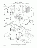 UNIT PARTS Diagram and Parts List for ED5LHAXWB00  Whirlpool Refrigerator