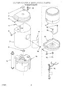 OUTER COVER & INSULATION, LITERATURE Diagram and Parts List for HD1000JSW0  Whirlpool Miscellaneous