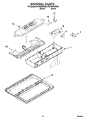 CONTROL PARTS Diagram and Parts List for GC5CHAXNB00  Whirlpool Refrigerator