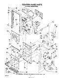 CONTROL PANEL Diagram and Parts List for RM955PXKW0  Whirlpool Microwave Oven Combo
