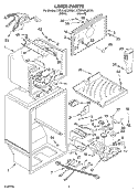 LINER Diagram and Parts List for KTRP22KJBT01  KitchenAid Refrigerator