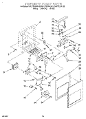 DISPENSER FRONT Diagram and Parts List for KSUP27QDBL05  KitchenAid Refrigerator