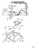 MACHINE BASE Diagram and Parts List for TAWS700BQ0  Estate Washer